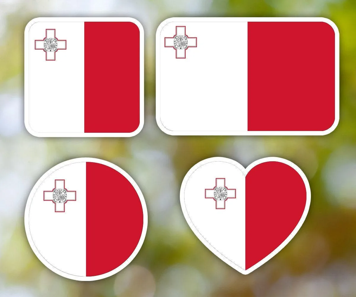 Malta Geometric Sticker