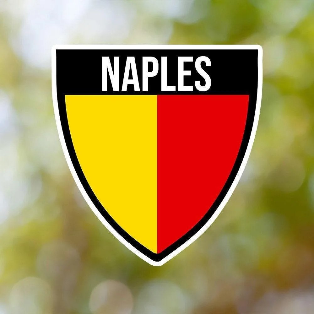 Naples Shield Sticker
