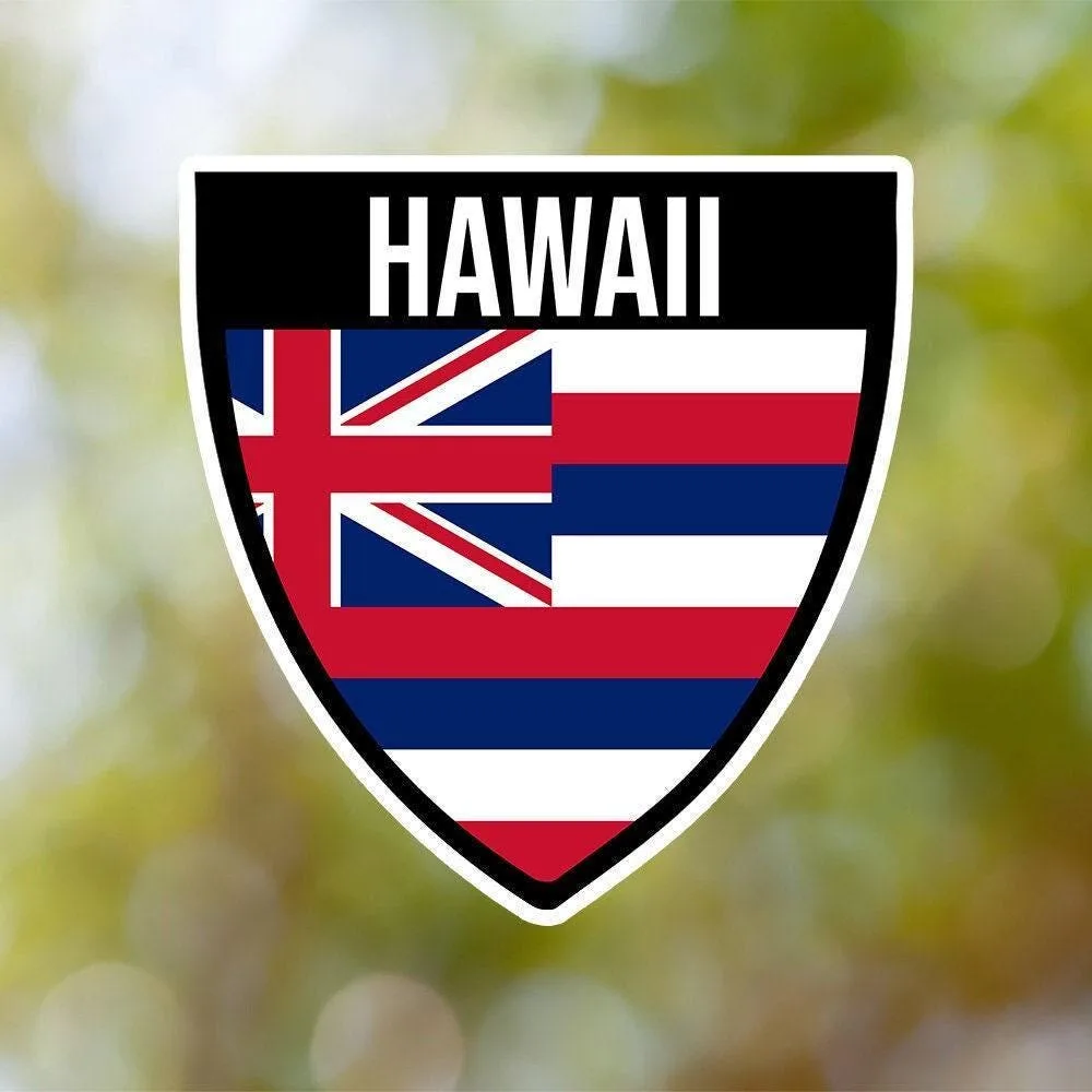 Hawaii Shield Sticker