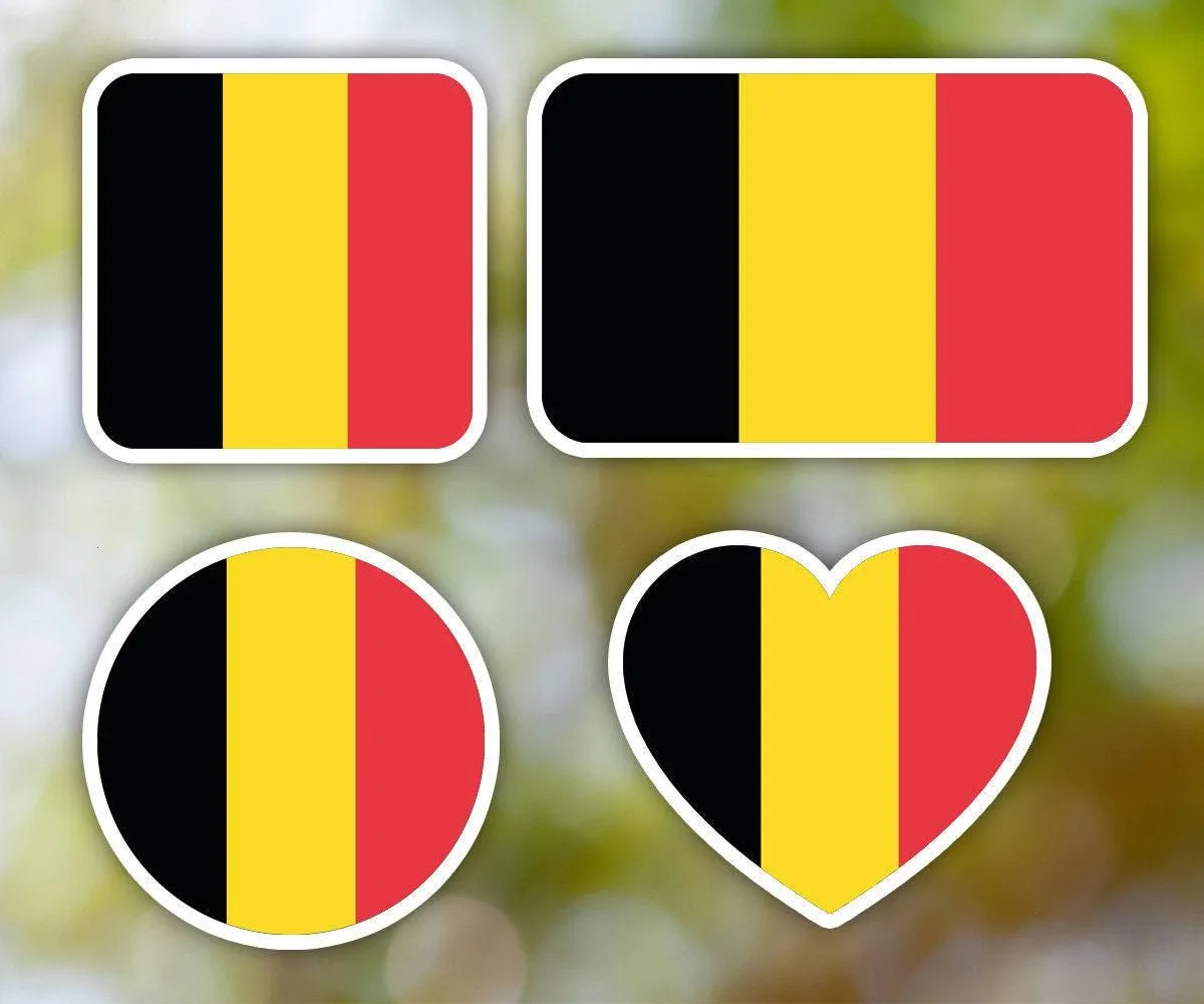 Belgium Geometric Sticker