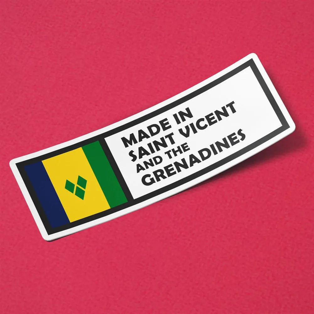 Made in Saint Vicent Sticker