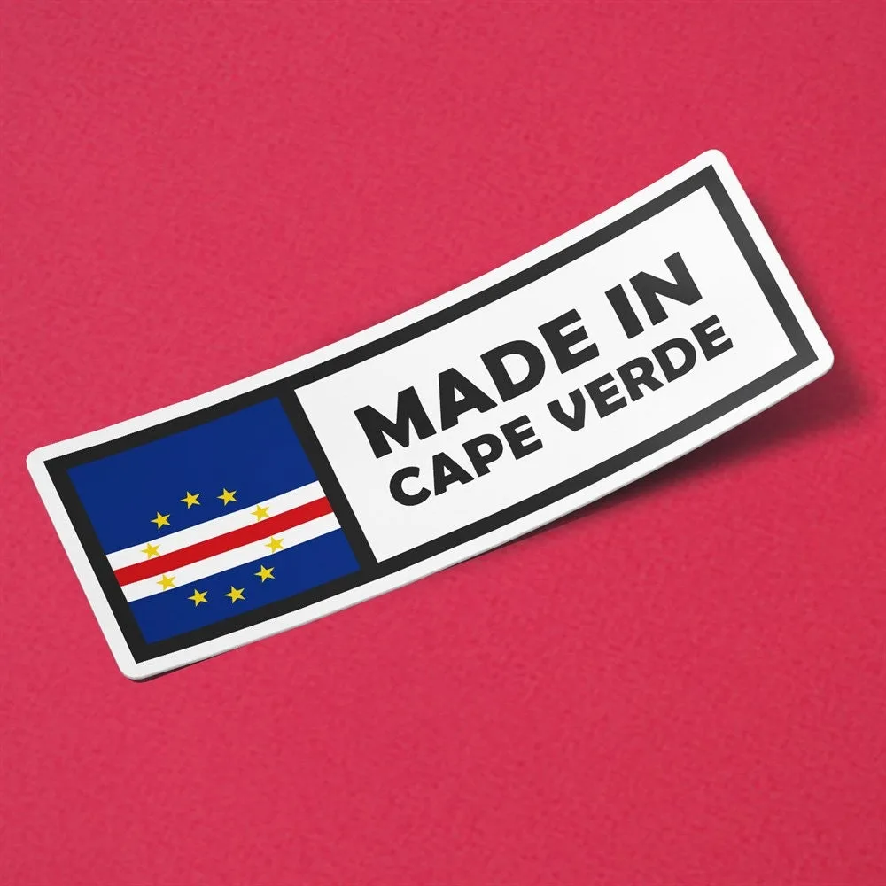 Made in Cape Verde Sticker