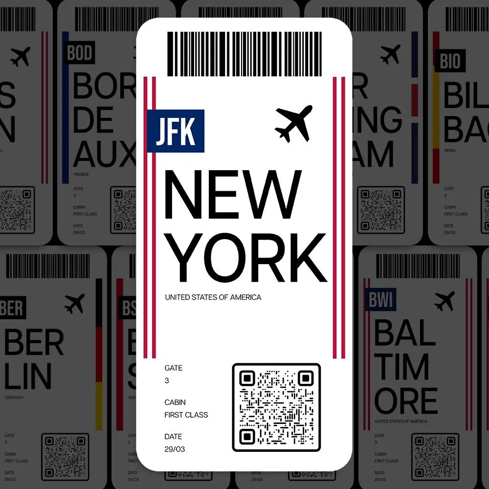 JFK New York Airport Sticker