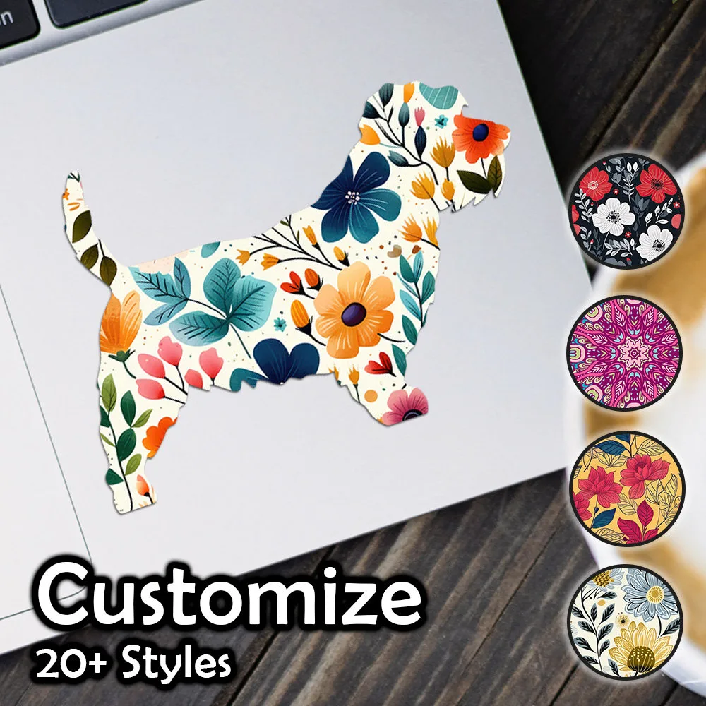 Glen of Imaal Terrier Patterned Sticker
