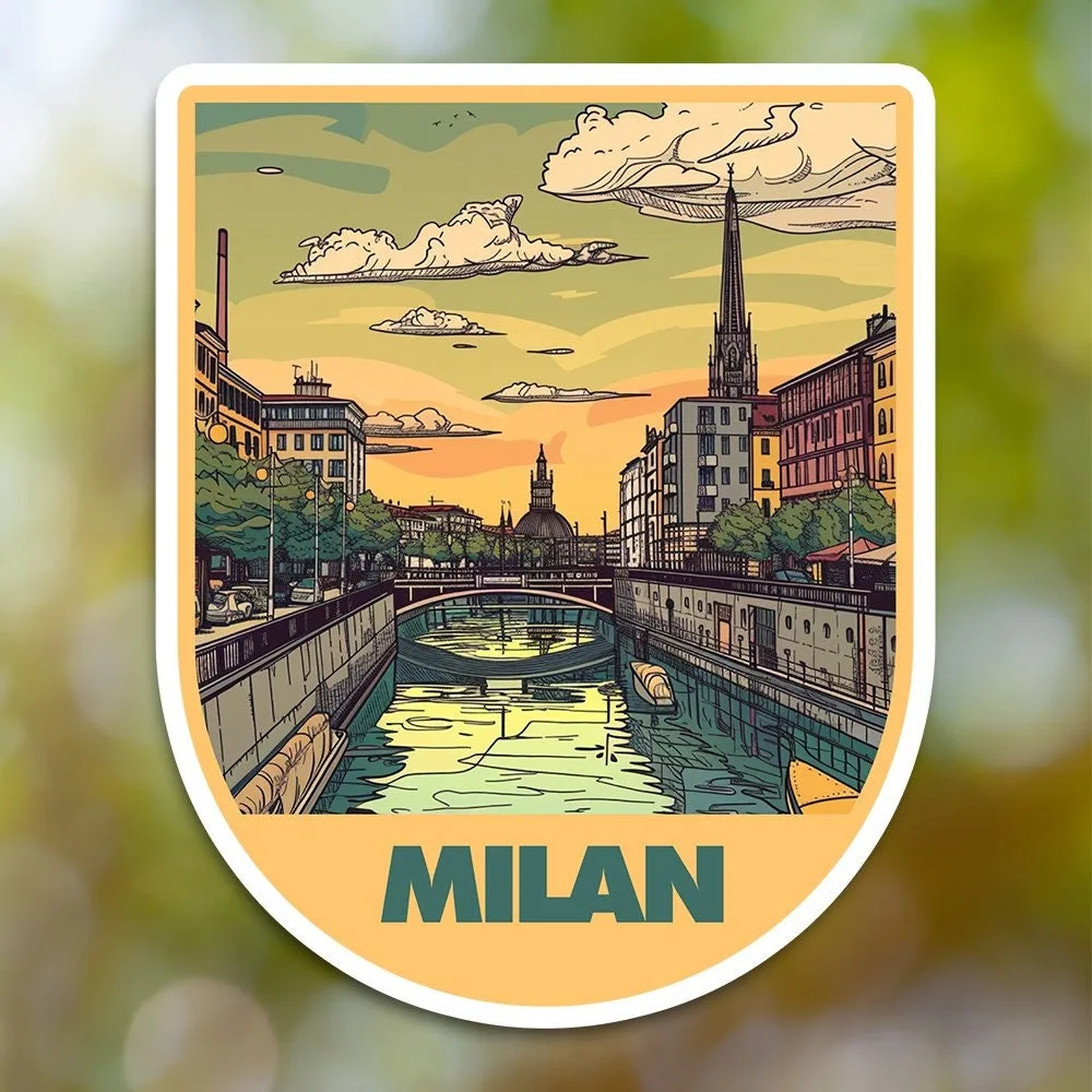 Milan City Sticker