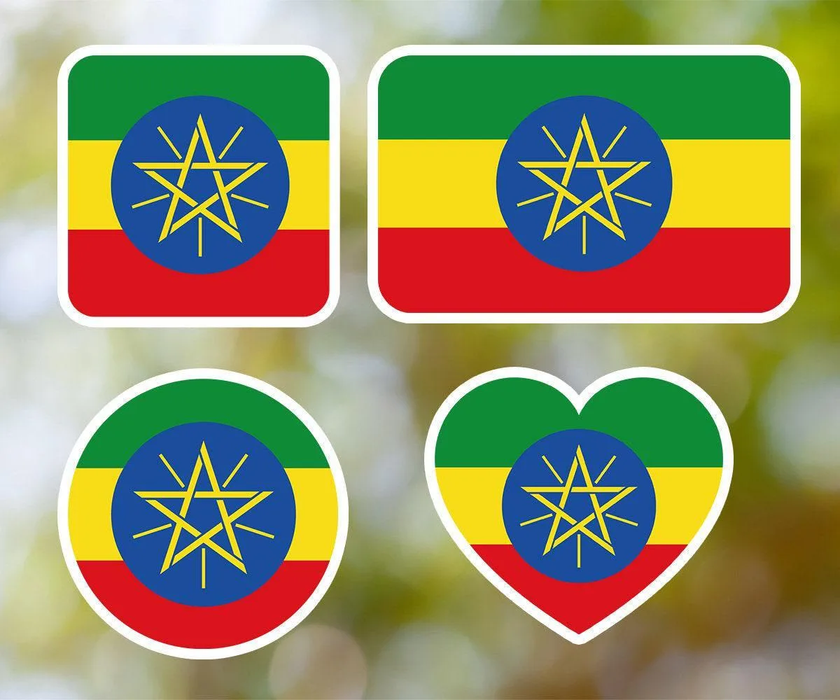Ethiopia Geometric Sticker