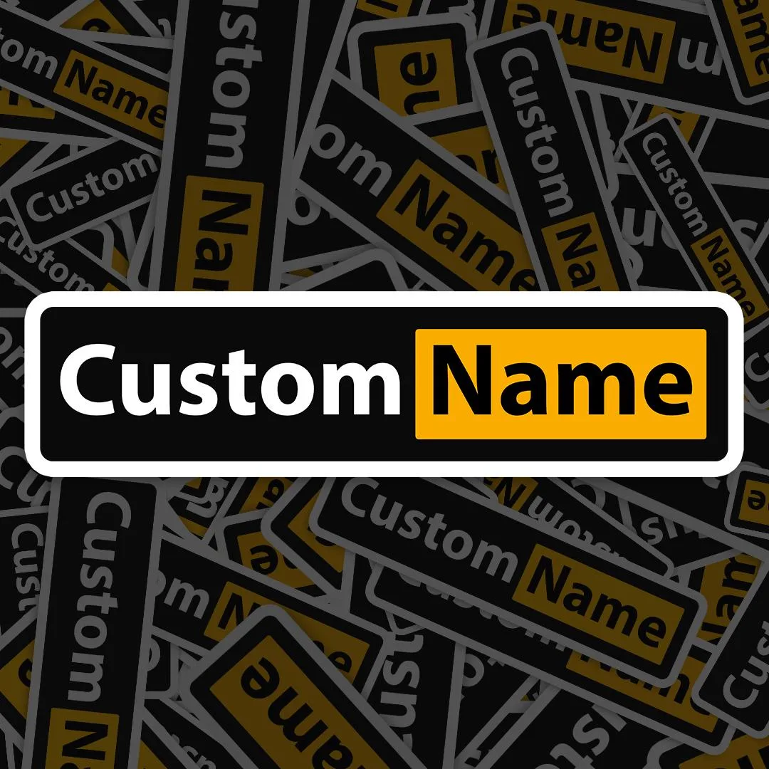 Custom Adult Style Sticker