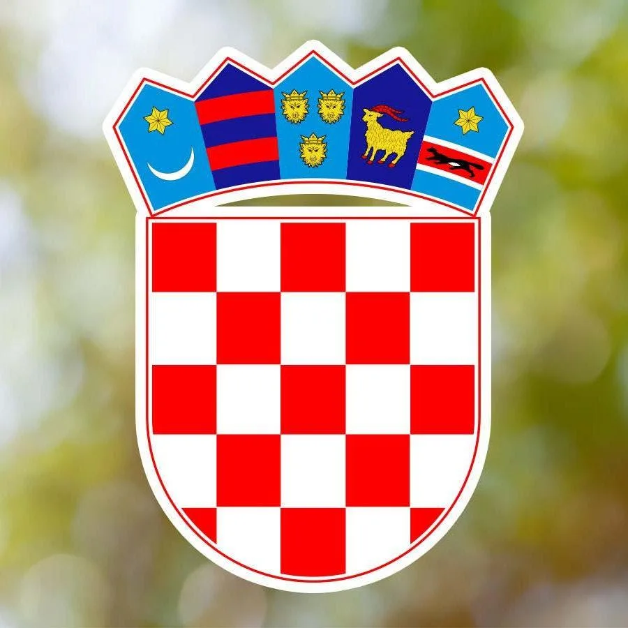 Croatia Coat of Arms Sticker