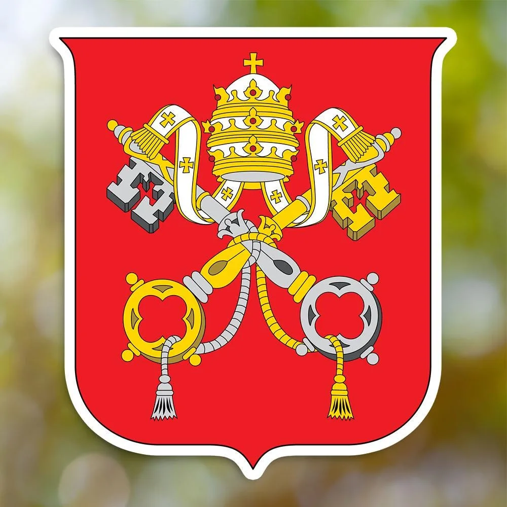 Vatican Coat of Arms Sticker