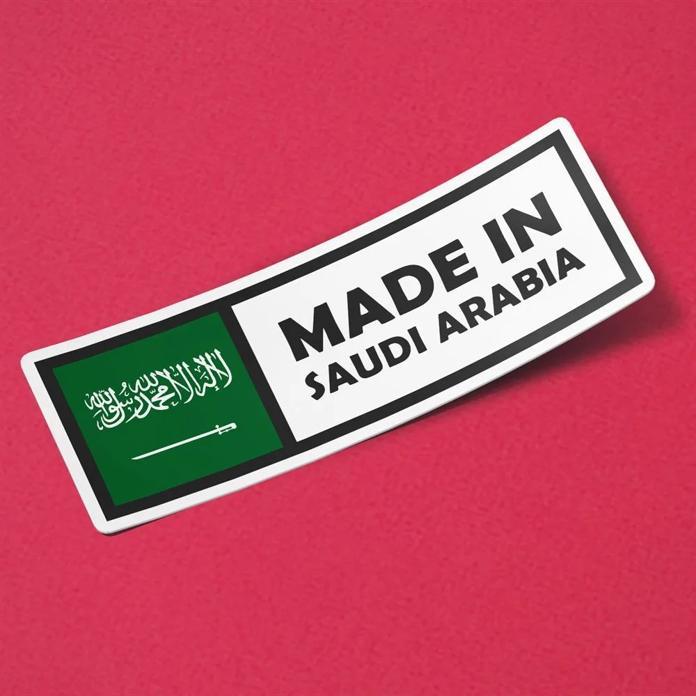 Made in Saudi Arabia Sticker