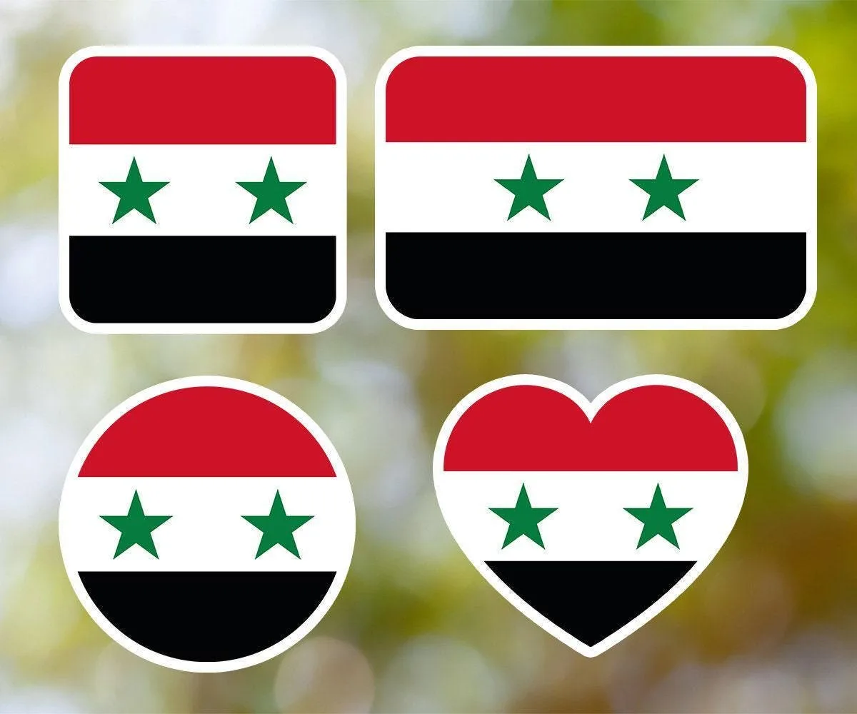 Syria Geometric Sticker