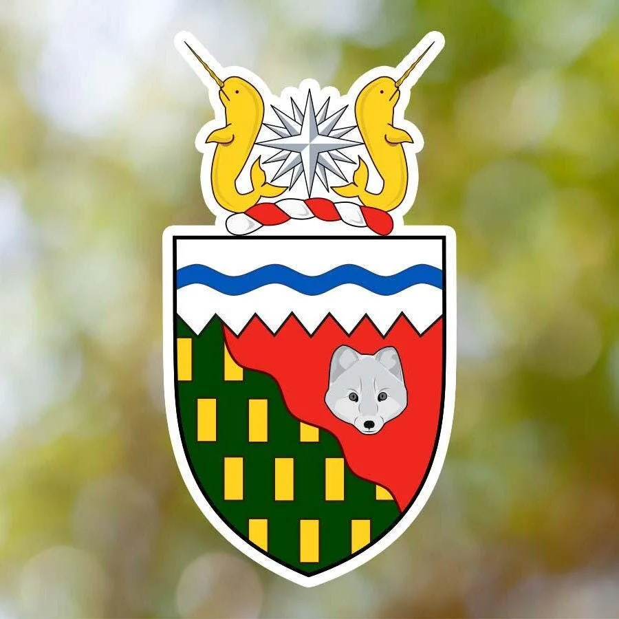 Canada Northwest Territories Coat of Arms Sticker