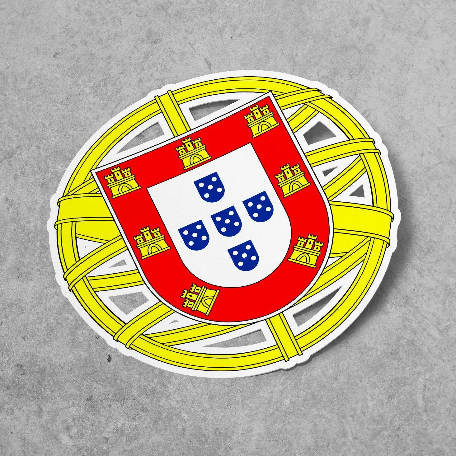 Portugal Coat of Arms Sticker