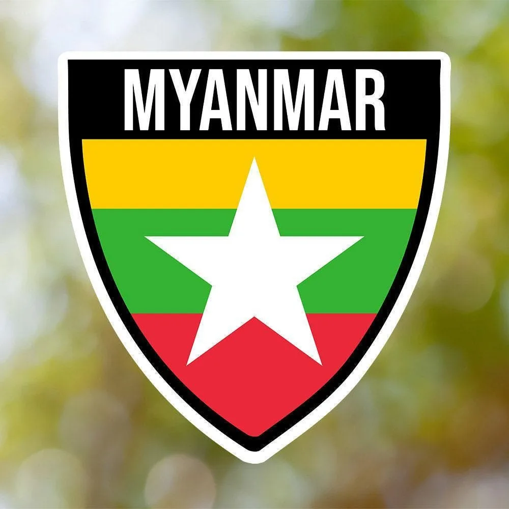 Myanmar Shield Sticker
