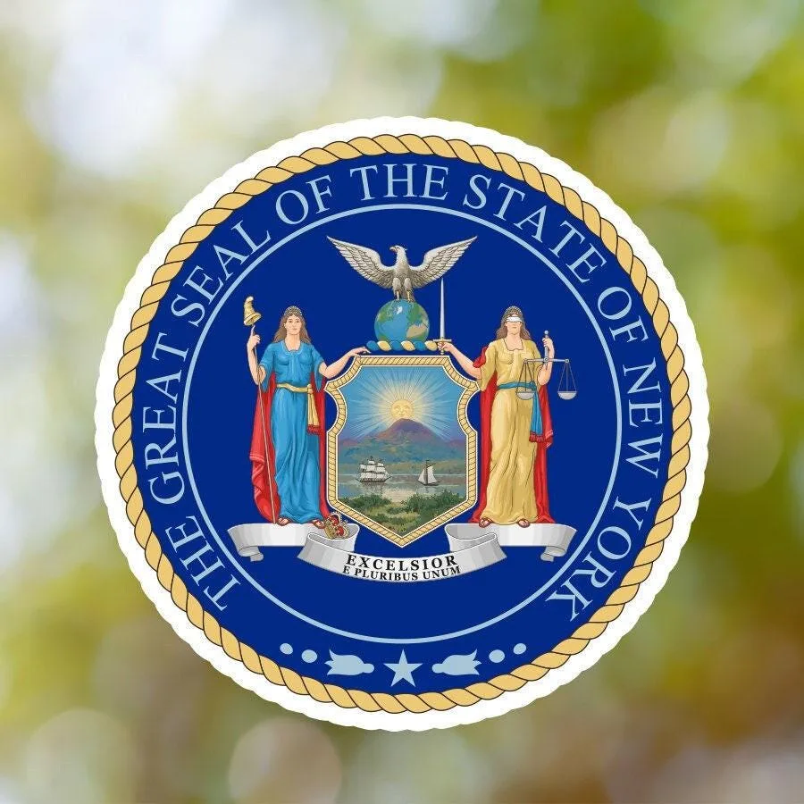 New York State Seal Sticker