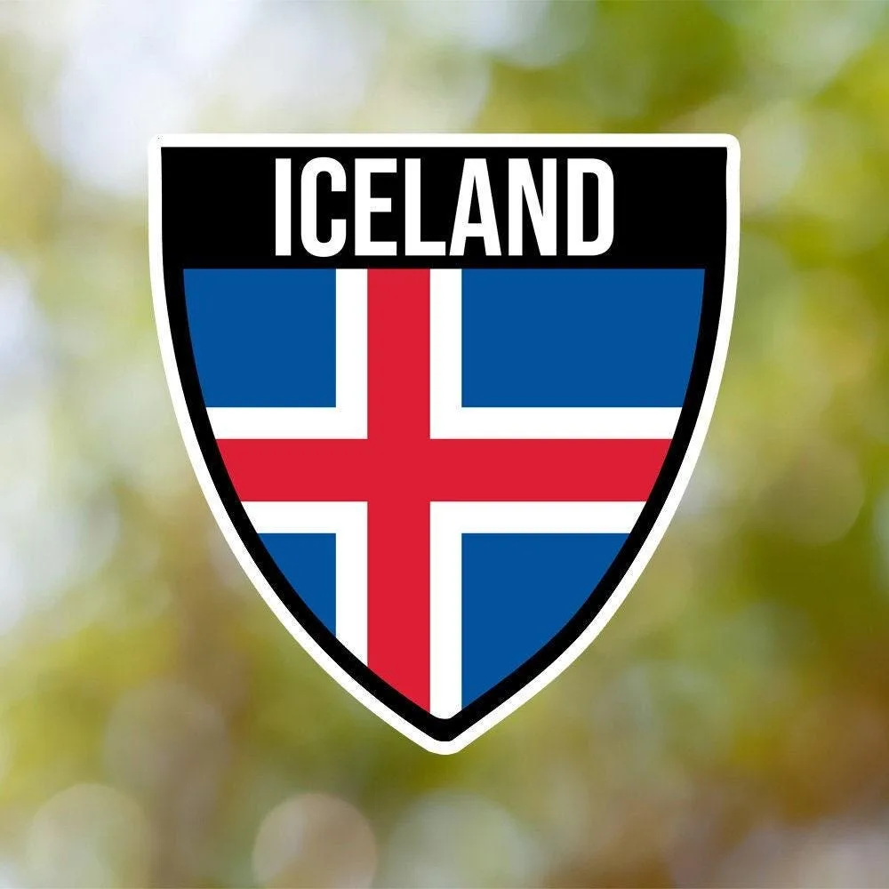 Iceland Shield Sticker