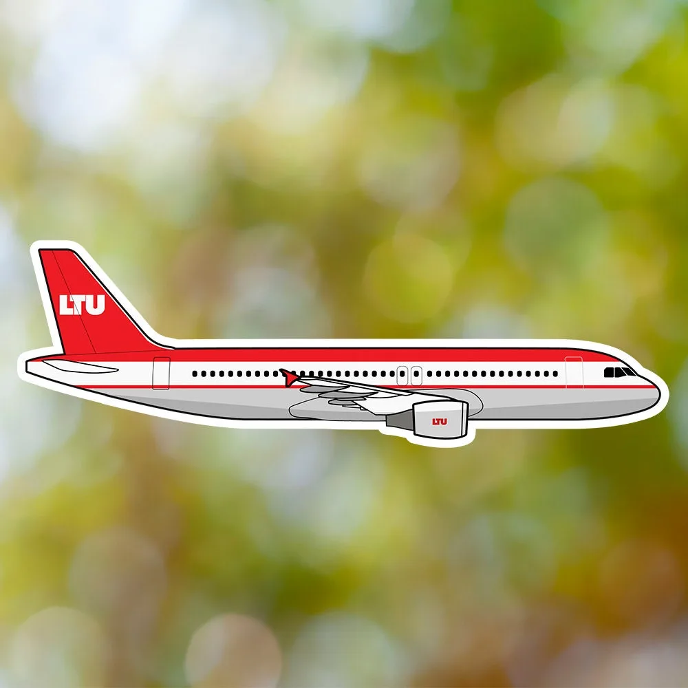 Airbus A320 LTU International Sticker