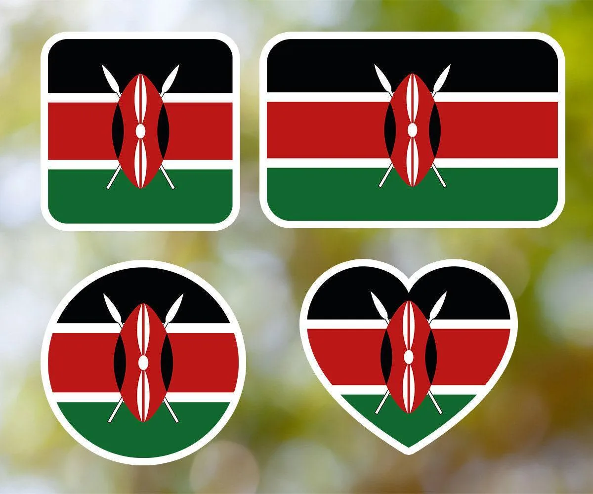 Kenya Geometric Sticker