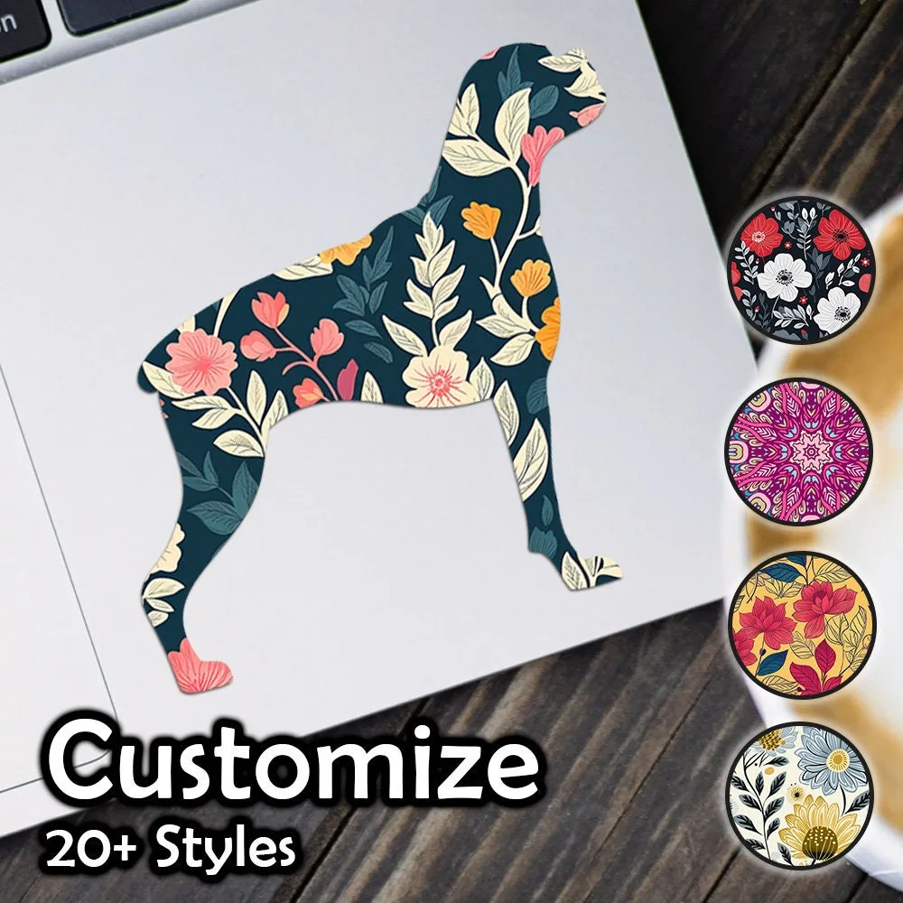 Boxer Patterned Sticker