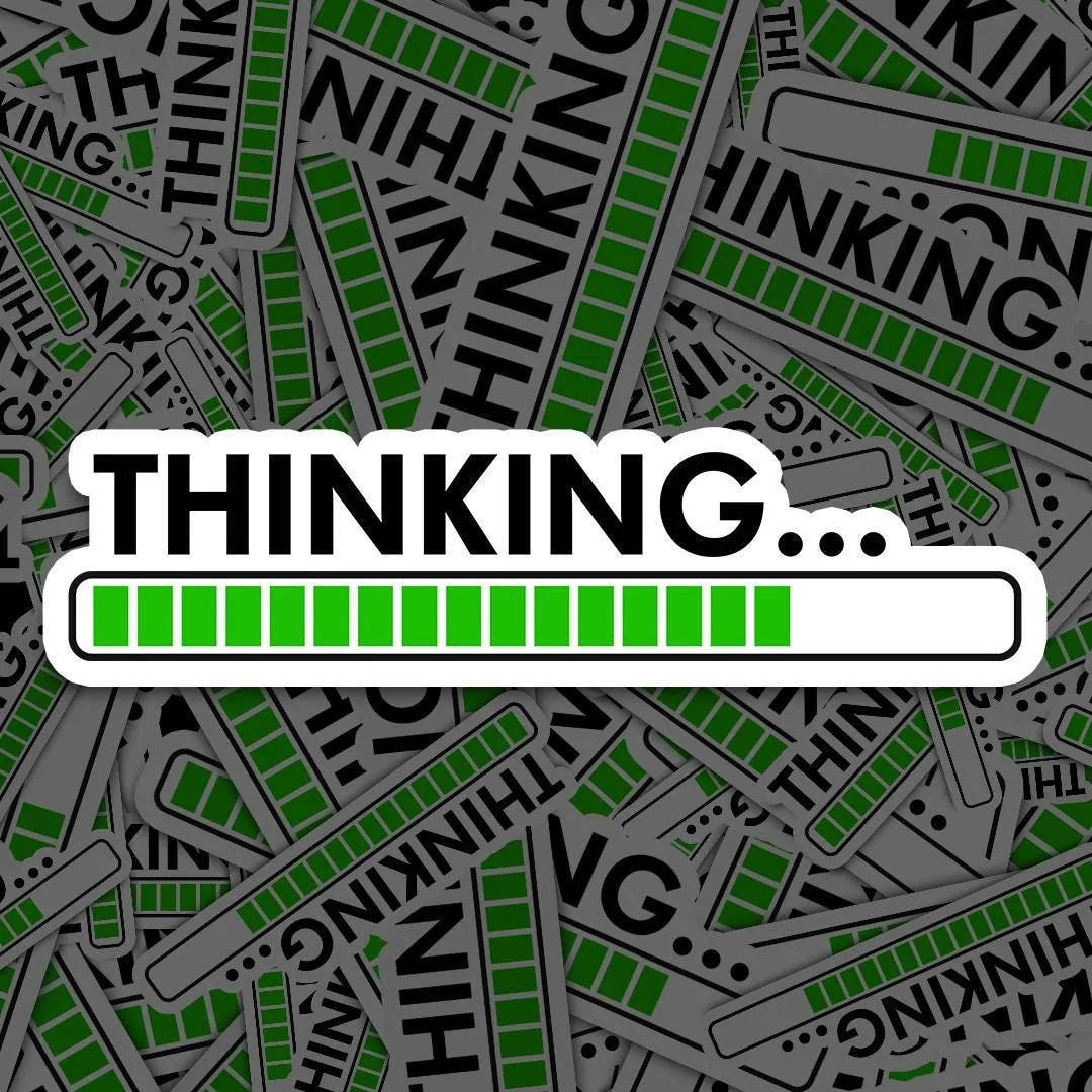 Thinking Sticker
