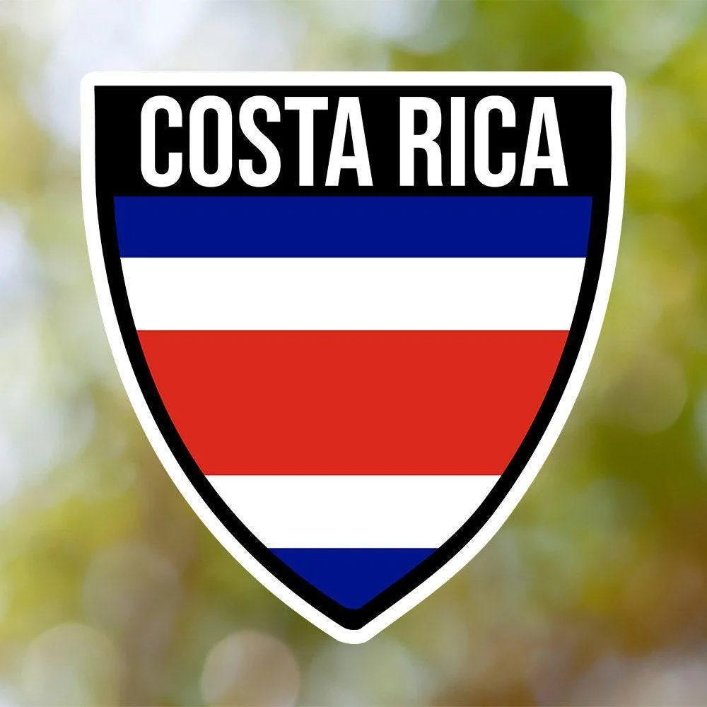 Costa Rica Shield Sticker