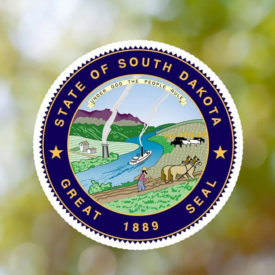 South Dakota State Seal Sticker