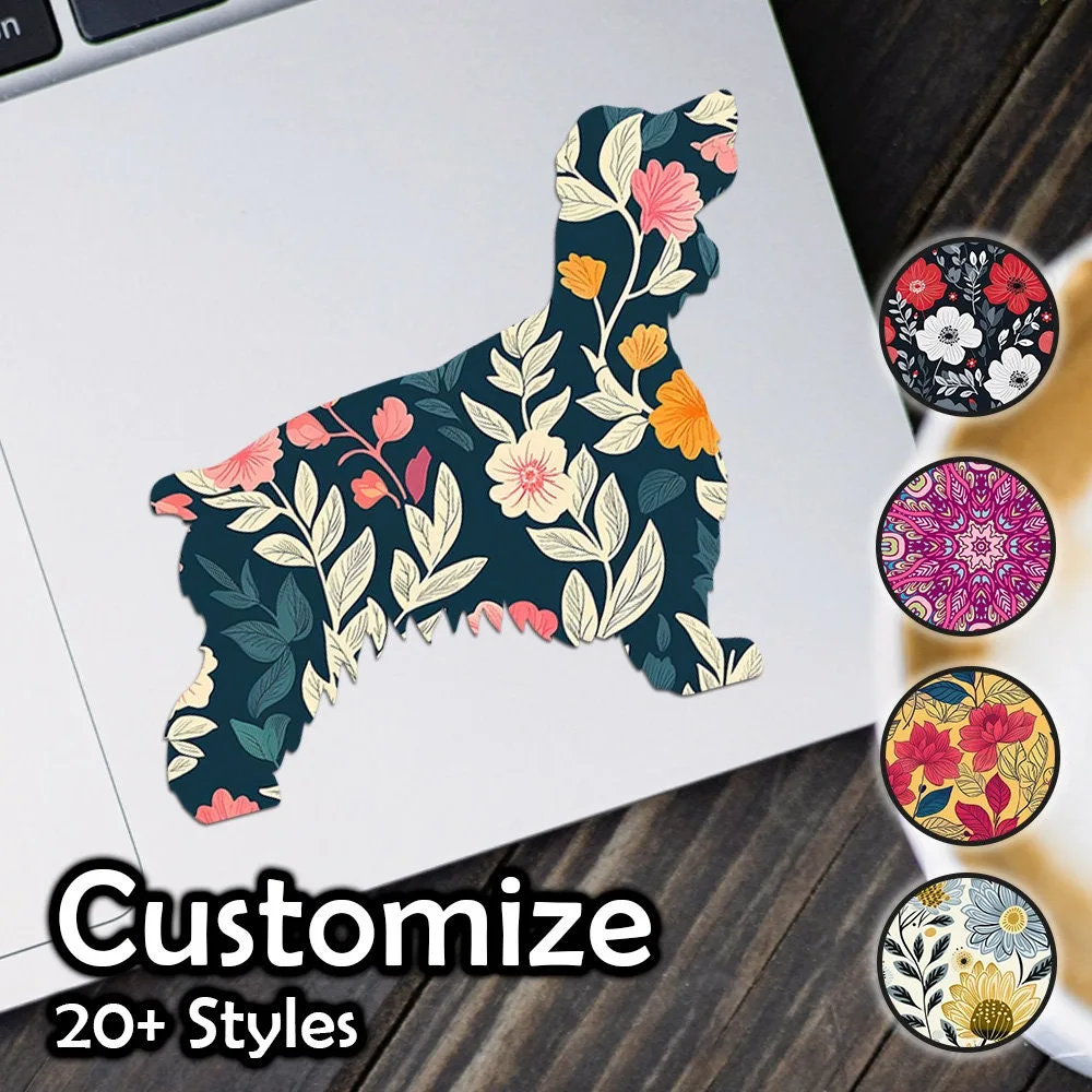 Field Spaniel Patterned Sticker