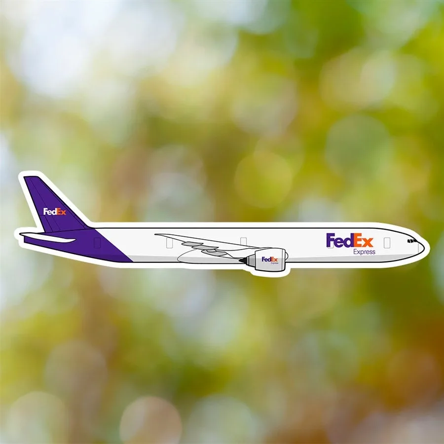 Boeing 777 FedEx Express Lines Sticker
