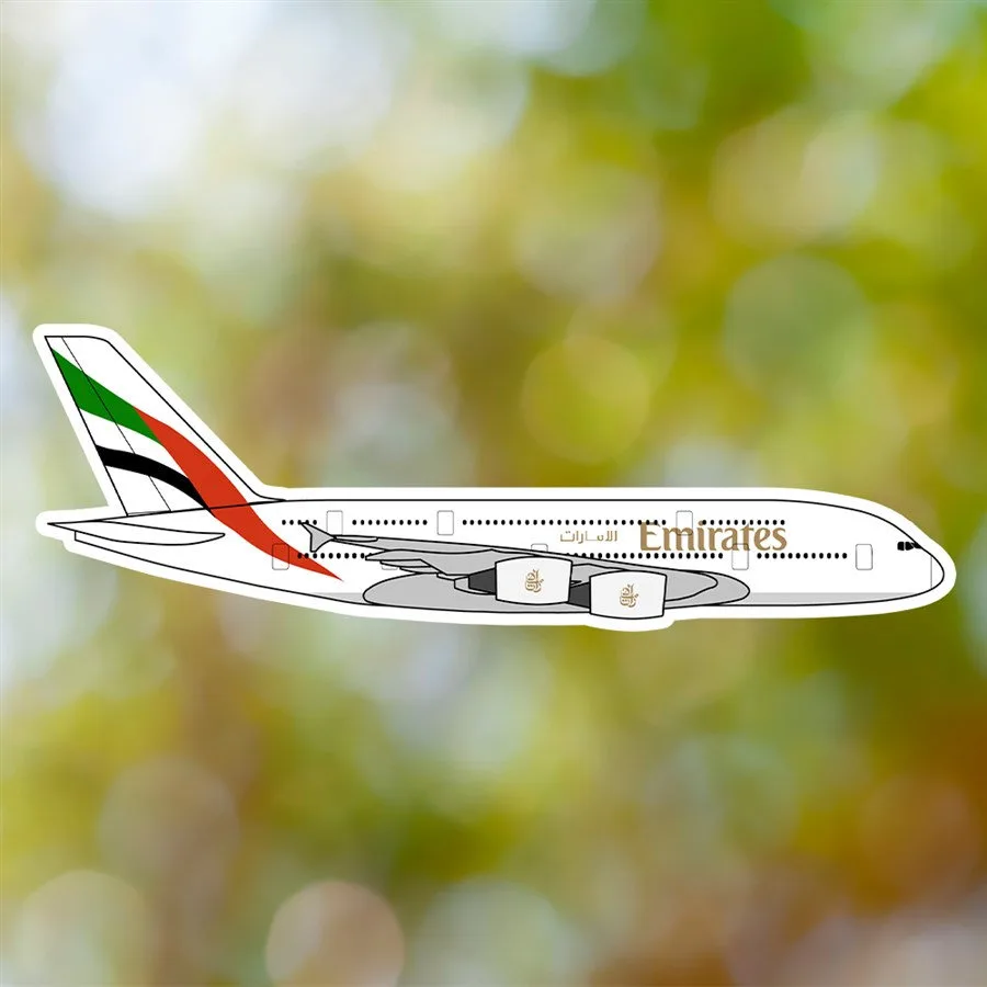 Airbus A380 Emirates Sticker
