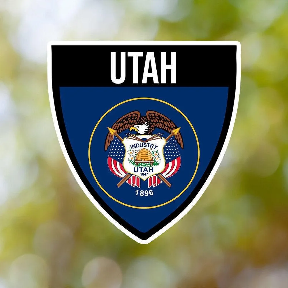 Utah Shield Sticker