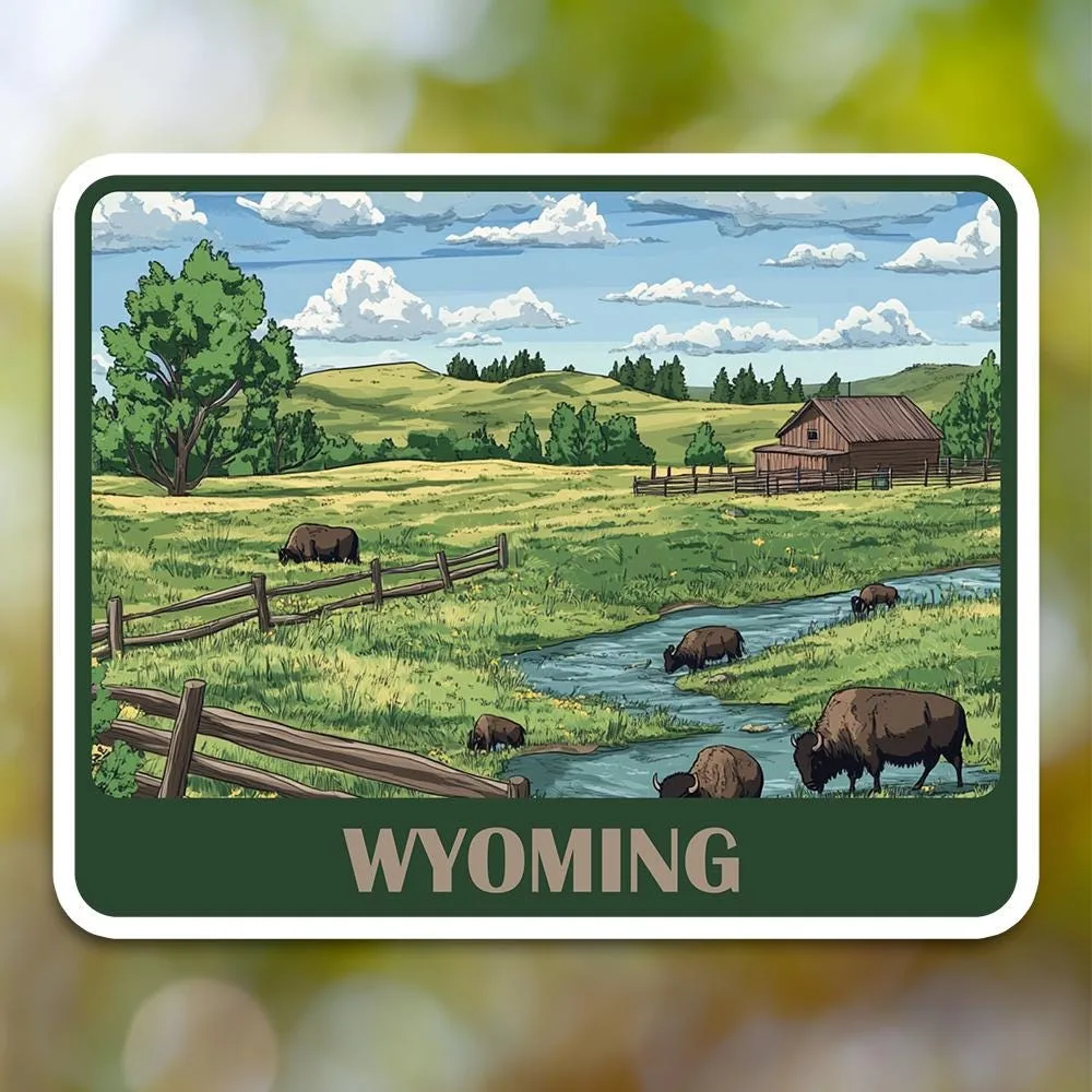 Wyoming Sticker
