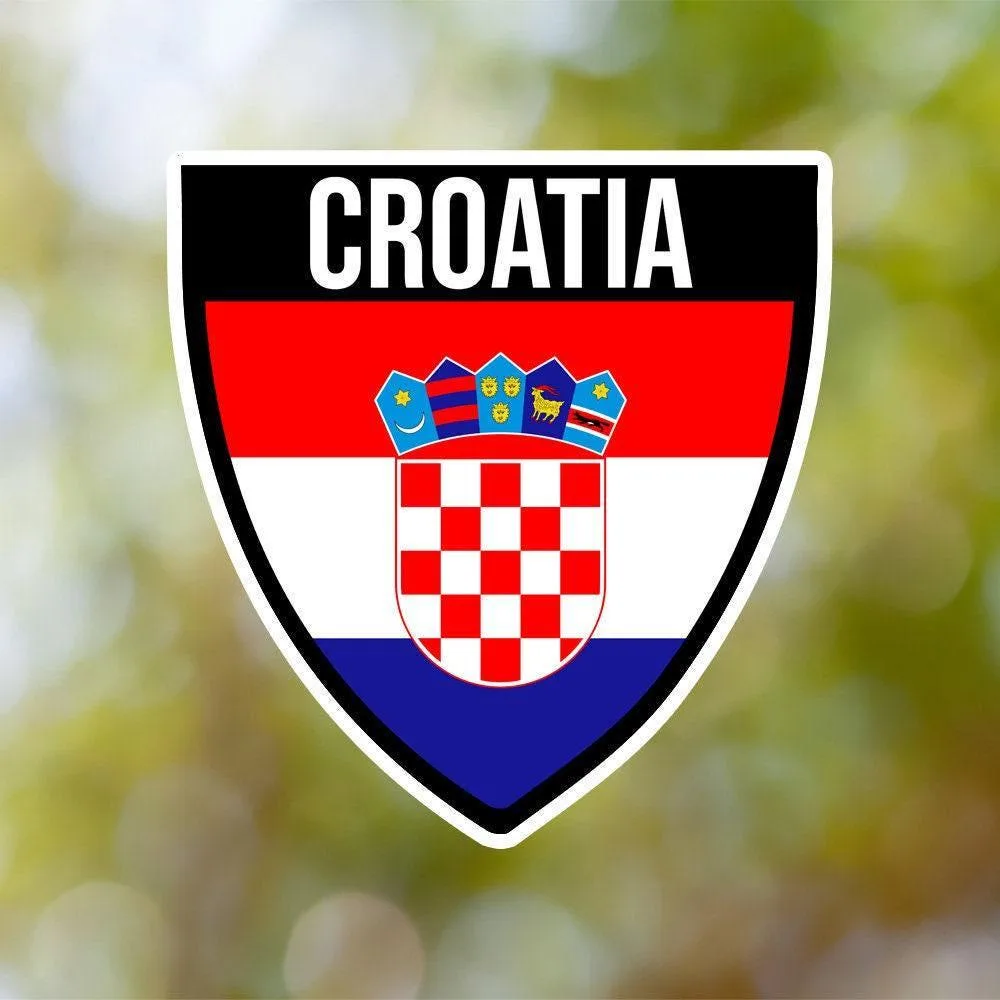 Croatia Shield Sticker