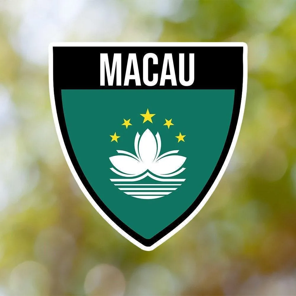Macau Shield Sticker