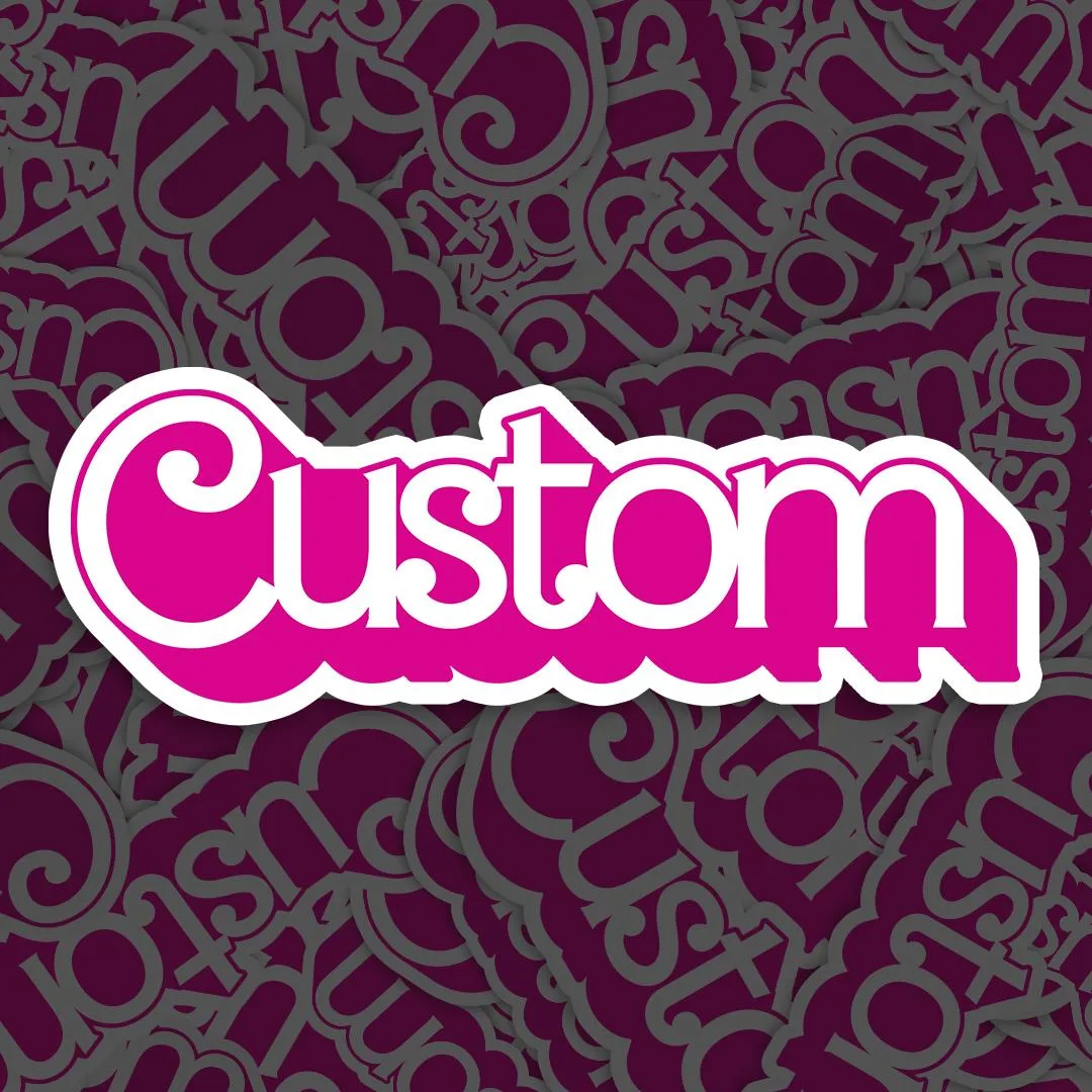 Custom Pink Doll Sticker