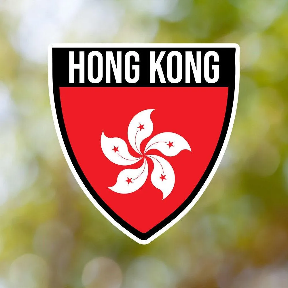 Hong Kong Shield Sticker