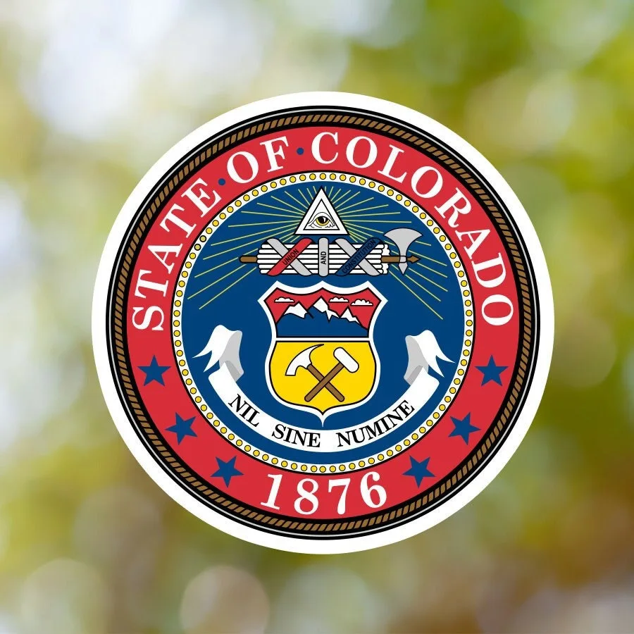 Colorado State Seal Sticker