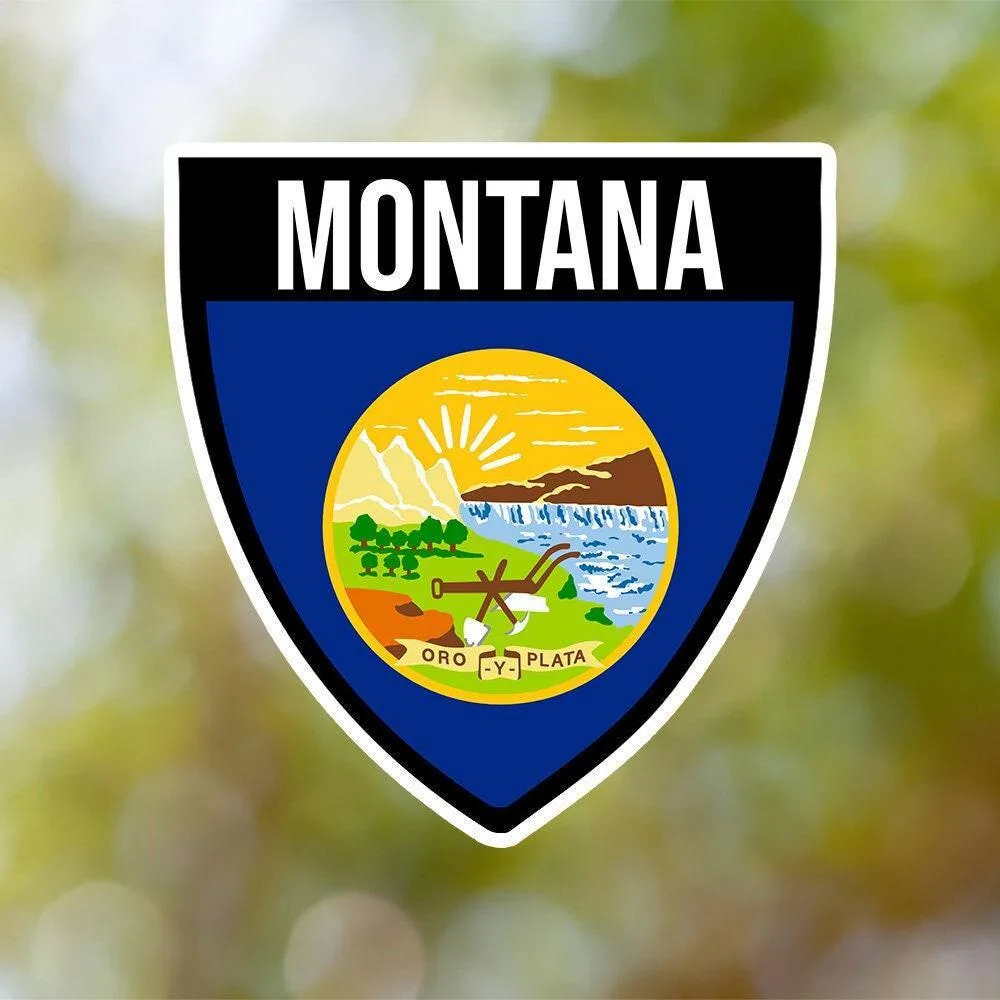 Montana Shield Sticker