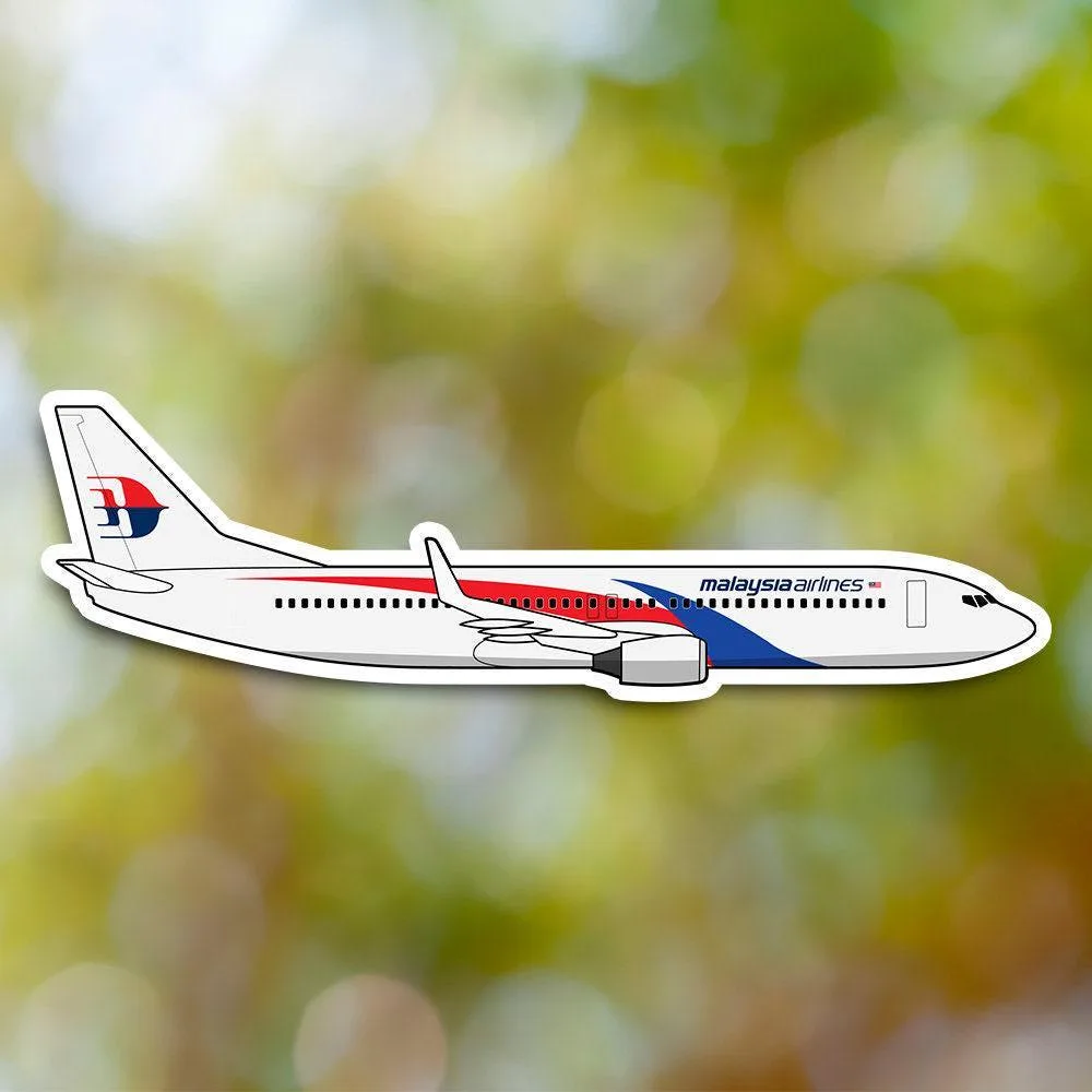Malaysia Airlines Boeing 737 Sticker
