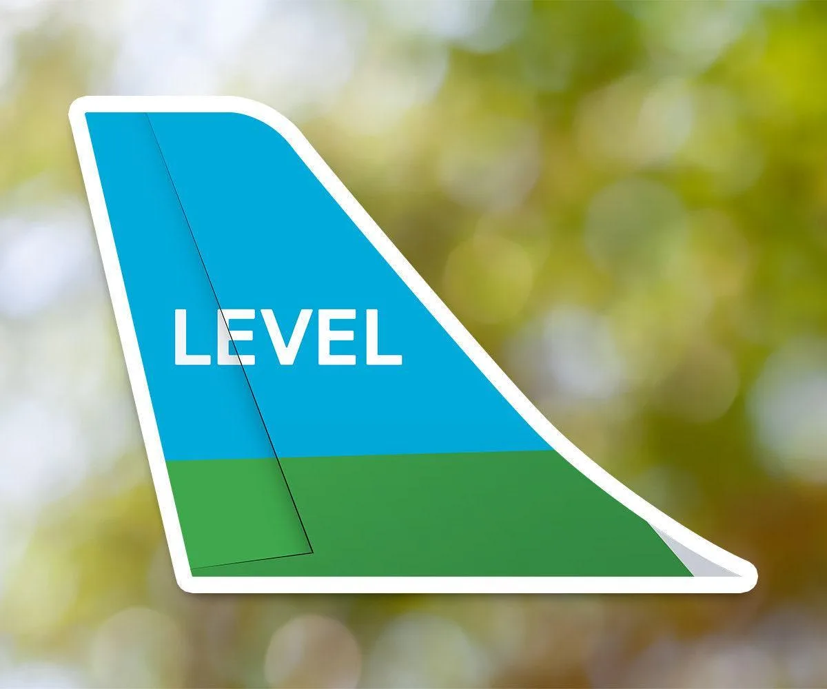 Level Tailplane Sticker