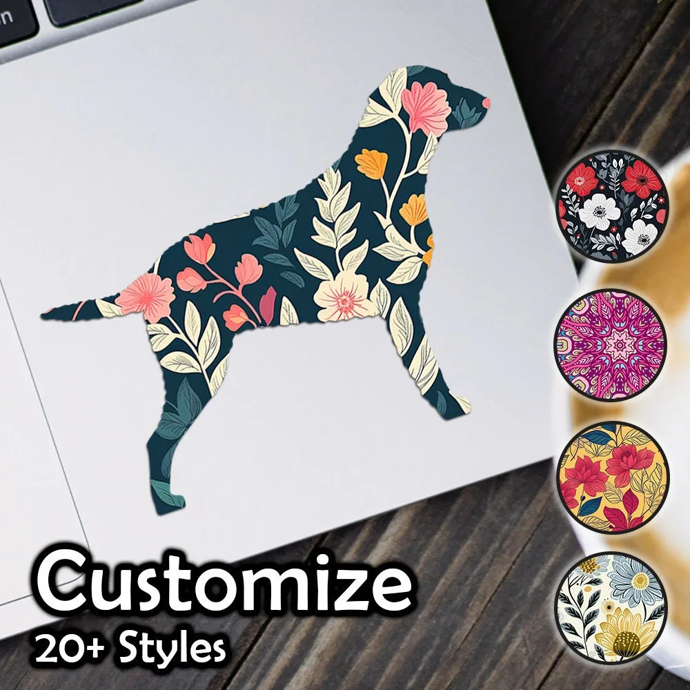 Curly Coated Retriever Patterned Sticker