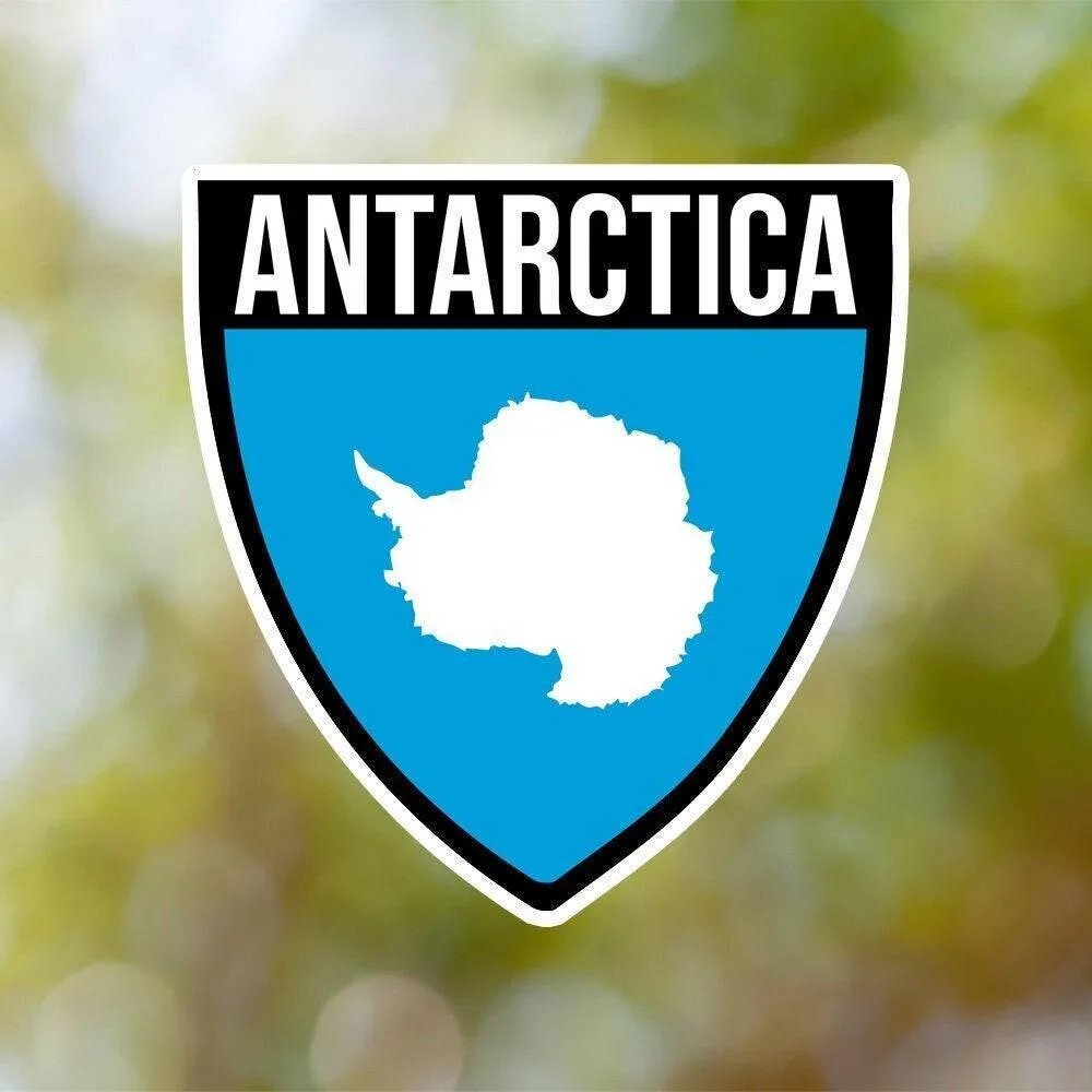 Antarctica Shield Sticker