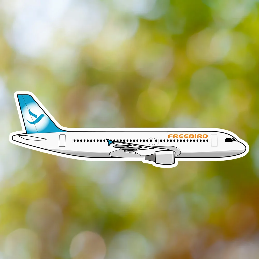 Free Bird Airbus A320 Sticker