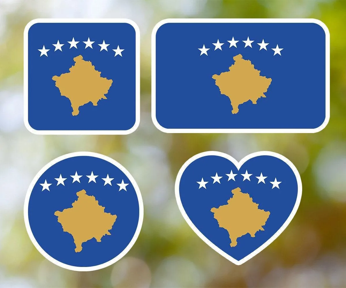 Kosovo Geometric Sticker