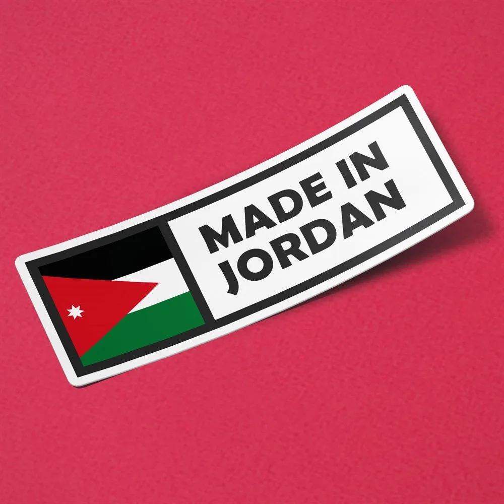 Made in Jordan Sticker