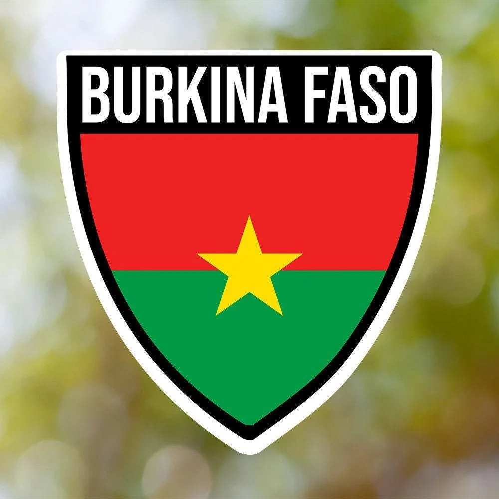 Burkina Faso Shield Sticker