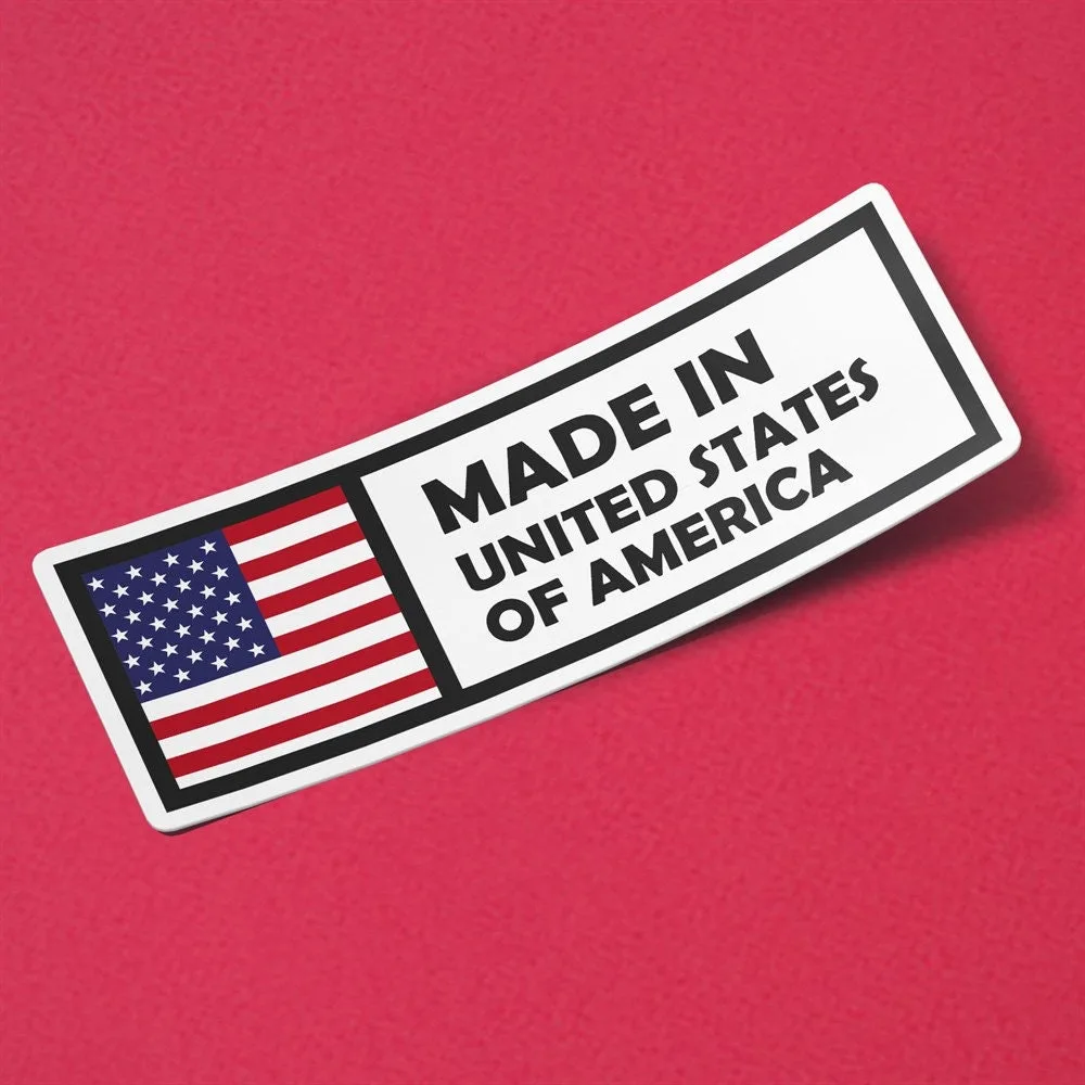 Made in USA Sticker