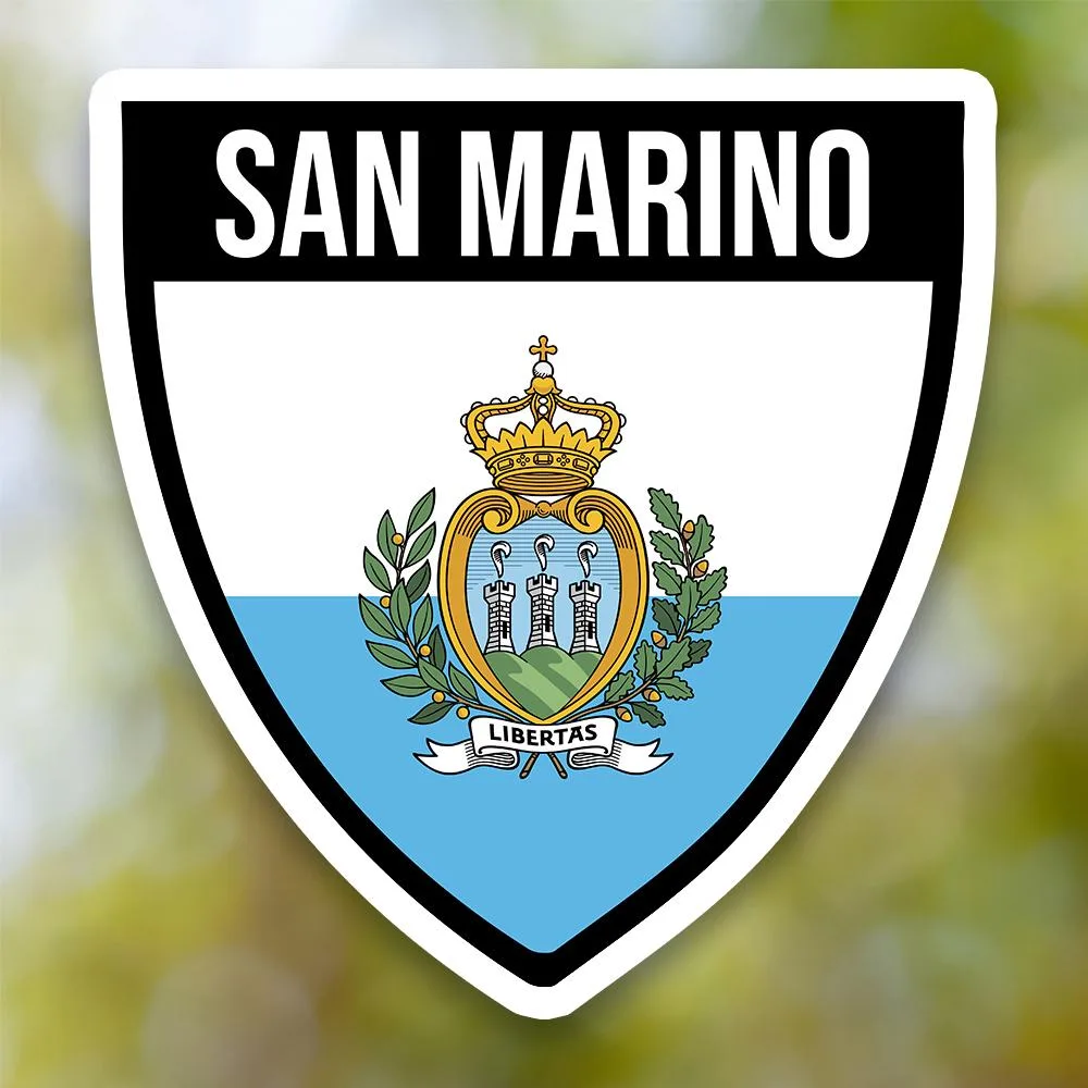 San Marino Shield Sticker