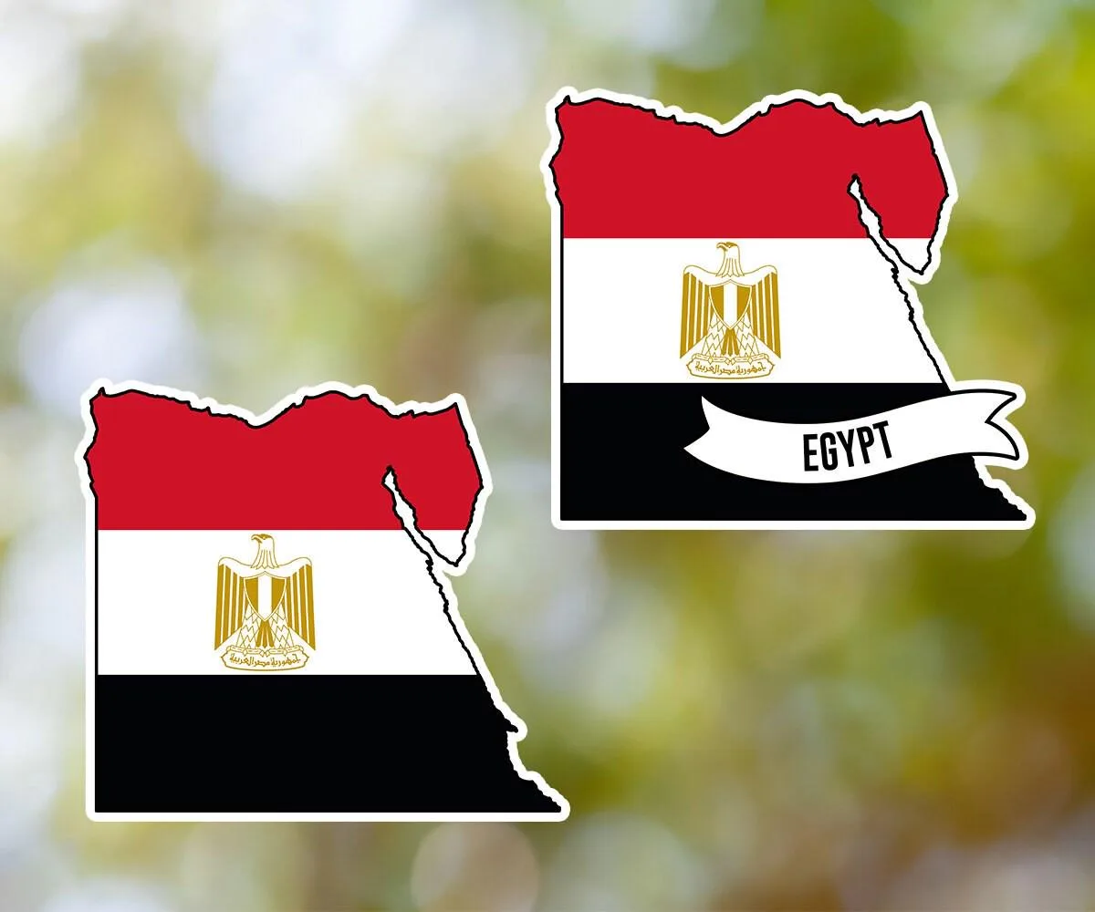 Egypt Country Shaped Sticker
