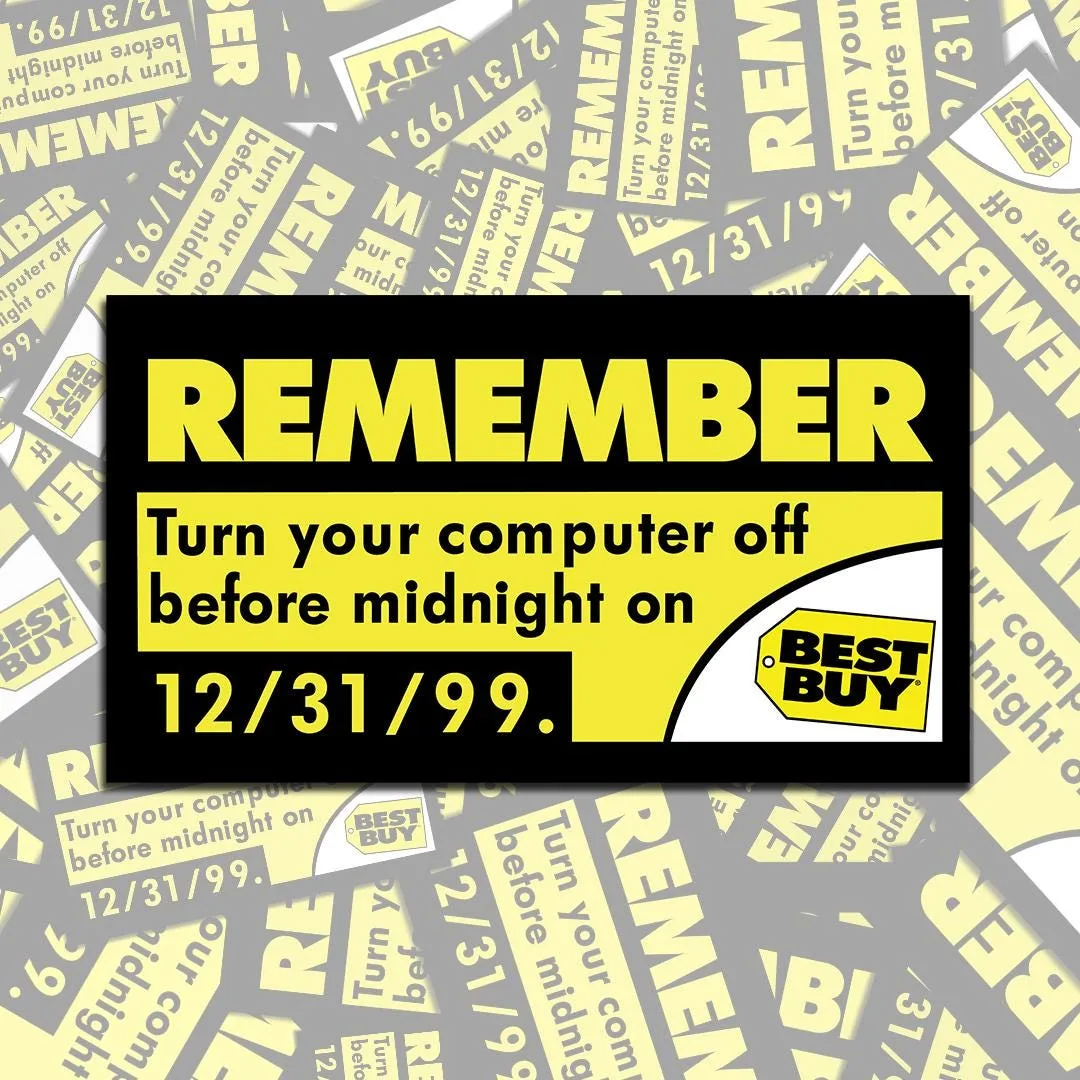 Y2K Bug Meme Sticker