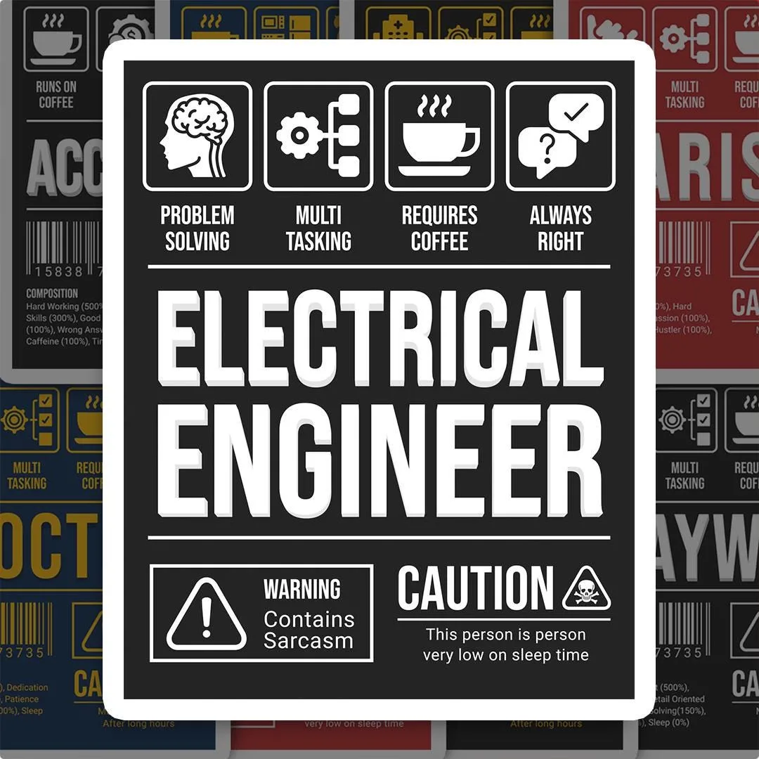 Electrical Engineer Sticker